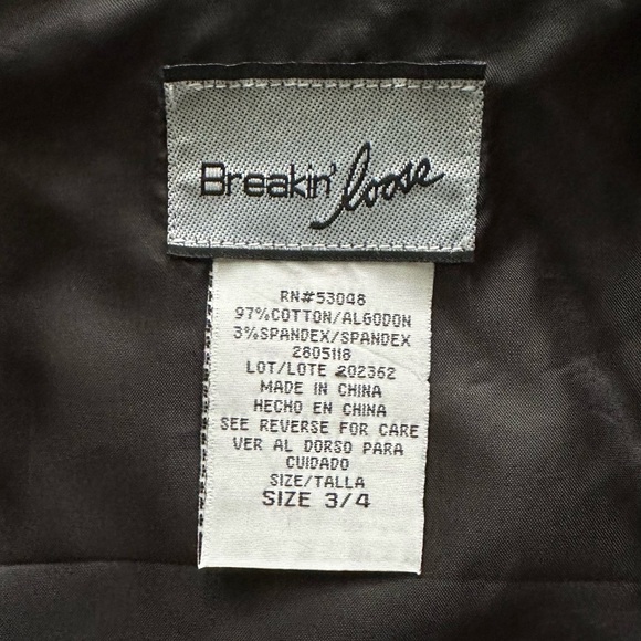 Y2K mini blazer crop top button up shoulder pads vintage short sleeve black S - Picture 5 of 9